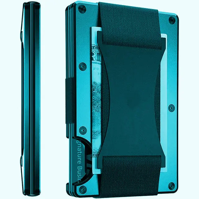 Minimalist Men Slim Wallet-Rfid Shielded