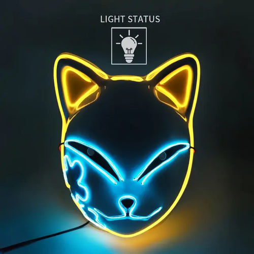 Load image into Gallery viewer, Halloween LED Cat Mask
