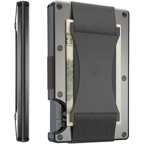 Load image into Gallery viewer, Minimalist Men Slim Wallet-Rfid Shielded
