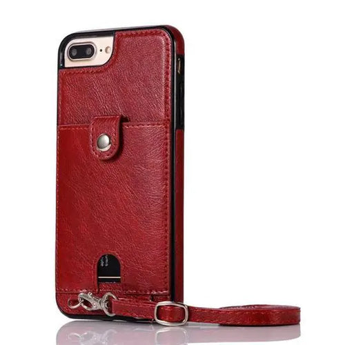 Load image into Gallery viewer, Cross Body Leather Wallet Phone Case
