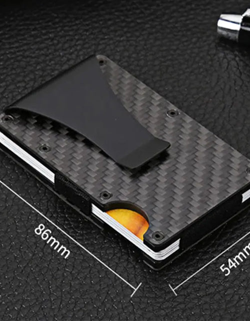 Load image into Gallery viewer, Carbon Fiber Credit Card Holder Wallet
