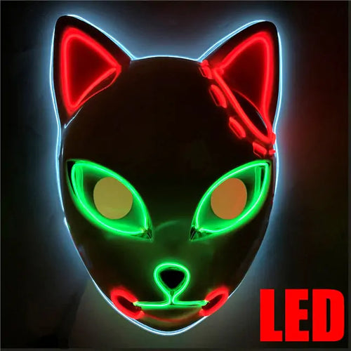 Load image into Gallery viewer, Halloween LED Cat Mask
